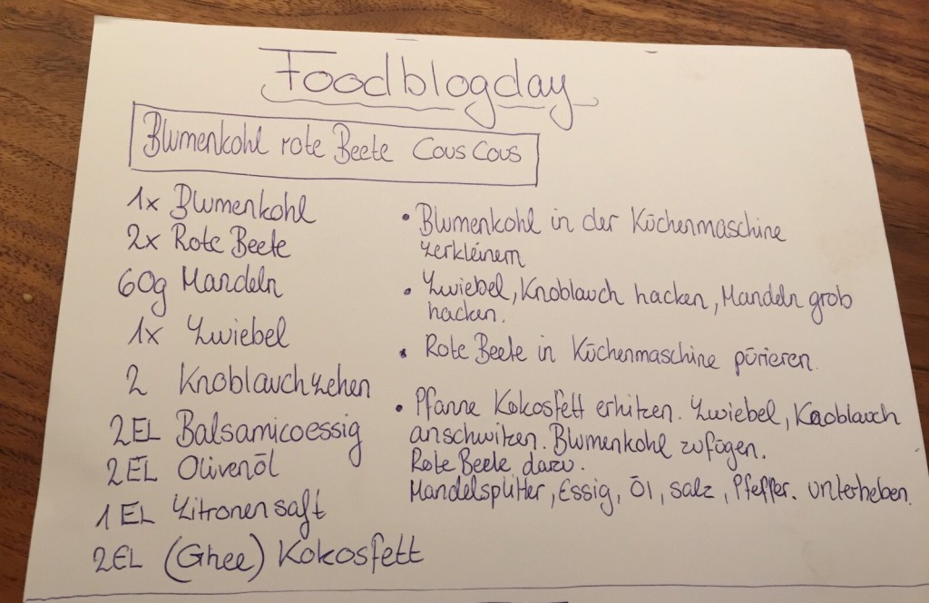 Rezepte dienen mir zur Inspiration. Ich wandle sie nach Lust und Laune ab.